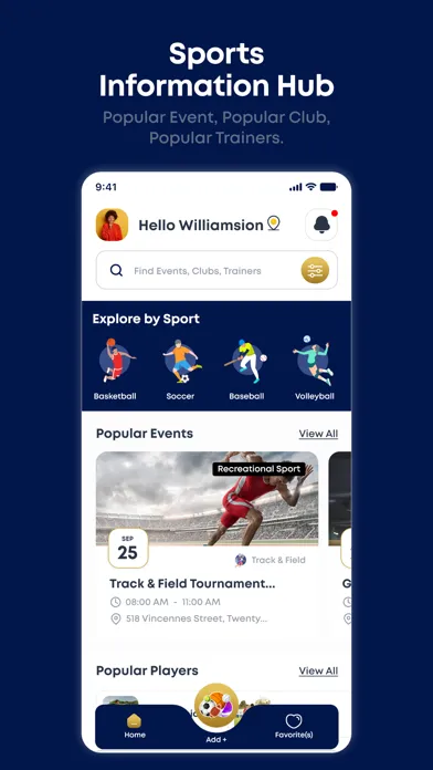 Ảnh chụp màn hình của Youth Sports Index