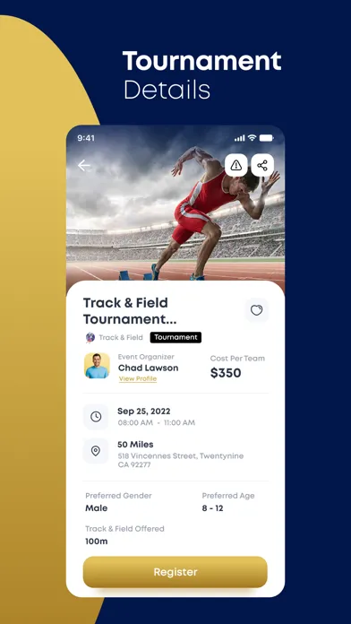 Ảnh chụp màn hình của Youth Sports Index
