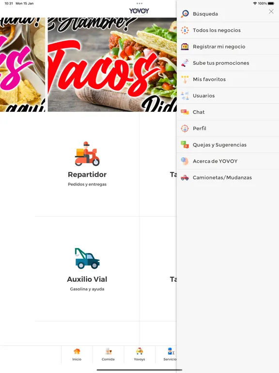 Capturas de pantalla de YOVOY iPad 
