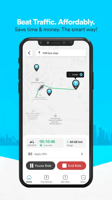 Скриншоты Yulu - top eBike sharing app