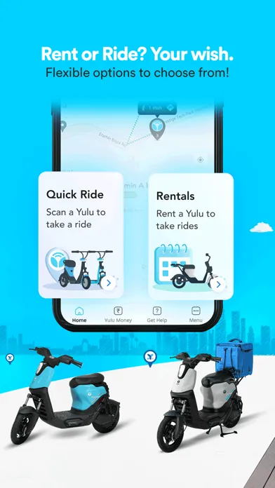 Скриншоты Yulu - top eBike sharing app