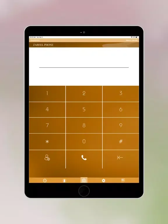 Screenshot di ZABEEL PHONE iPad 