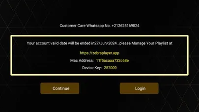 Zebra Player سکرین شاٹس