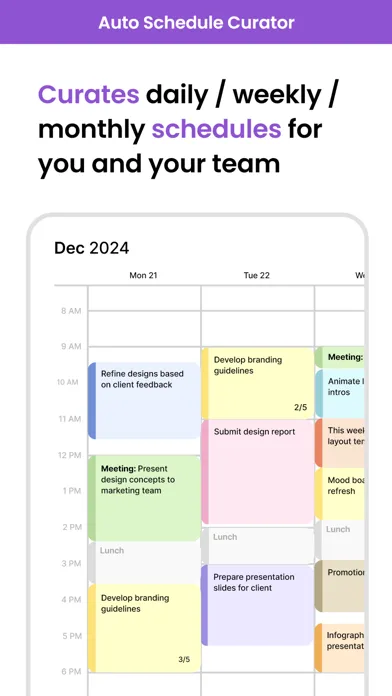 Capturas de tela do Zigzag AI-Copilot for teamwork