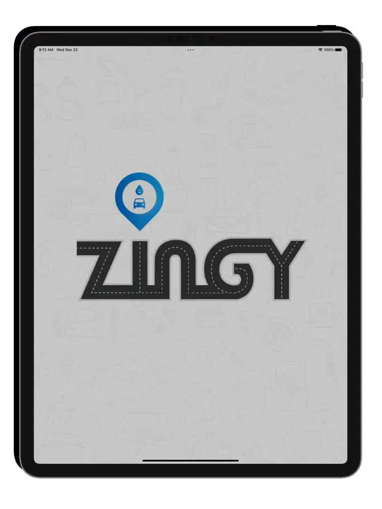 تصاویر Zingy On-Demand Car Care iPad 