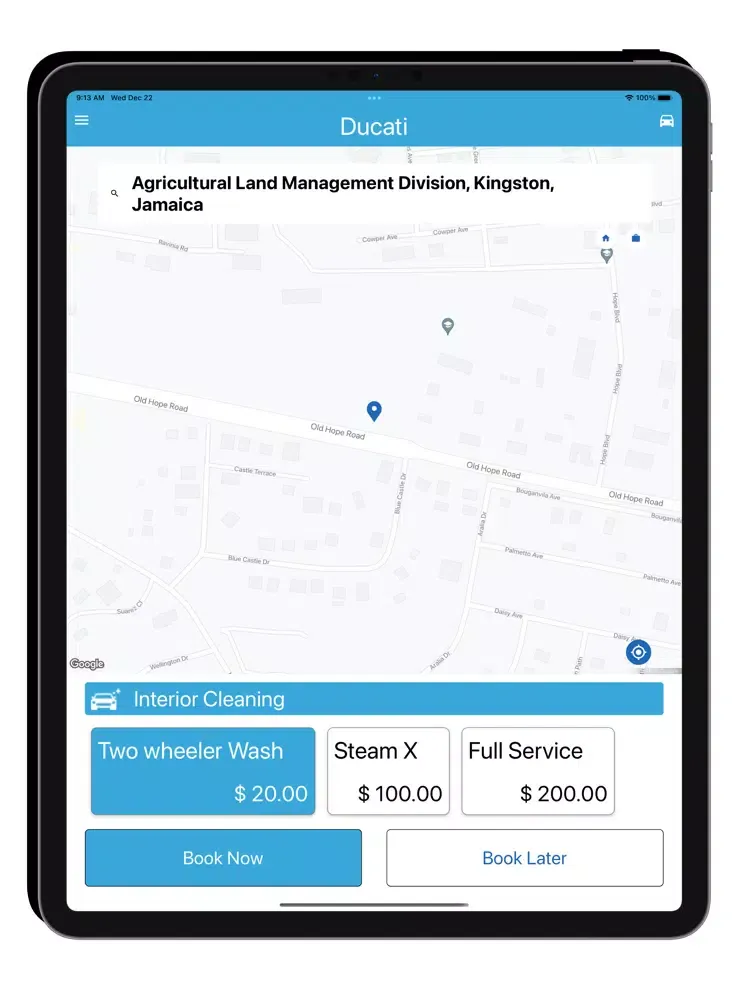 تصاویر Zingy On-Demand Car Care iPad 