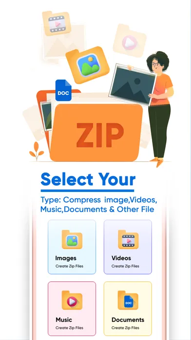 Screenshot di Zip File Extractor