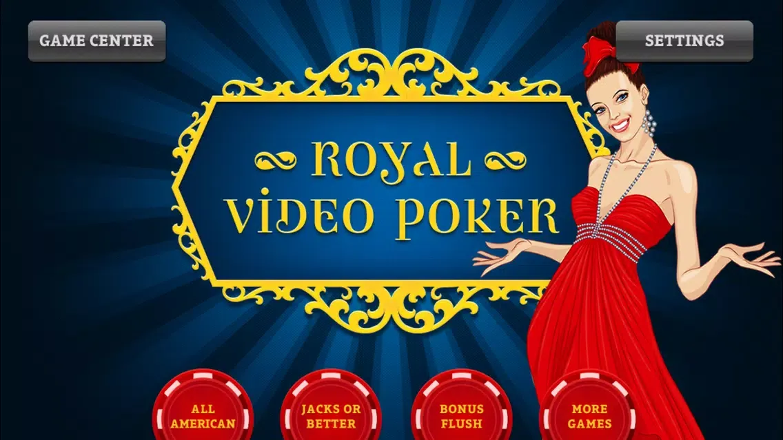 Royal Video Poker - All American, Jacks or Better, & Bonus Flush स्क्रीनशॉट