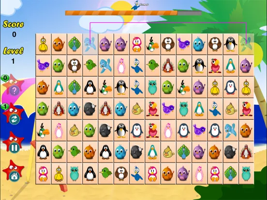 Bird Beach - memo brain to match same classic pet cards iPad  Screenshots