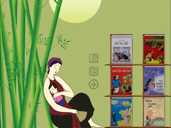 Ảnh chụp màn hình của Truyện Cổ Tích Việt Nam - Fairy Tales iPad 