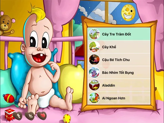 Vietnamese Audio Fairy Tales - Comics For Kids iPad  Screenshots
