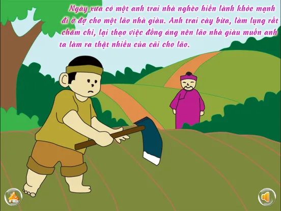 Vietnamese Audio Fairy Tales - Comics For Kids iPad  Screenshots