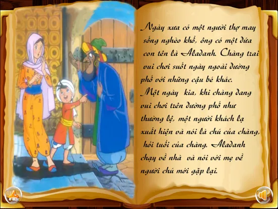 Vietnamese Audio Fairy Tales - Comics For Kids iPad  Screenshots