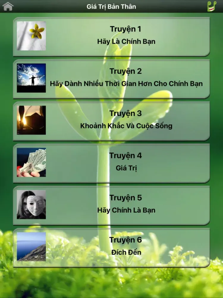 Hạt Giống Tâm Hồn - Books Change Life iPad 应用截图