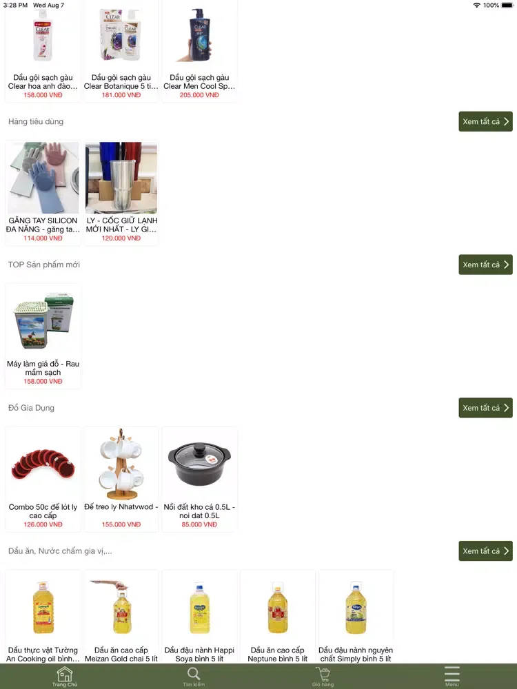 copsieu - mua hang truc Tuyen iPad 应用截图