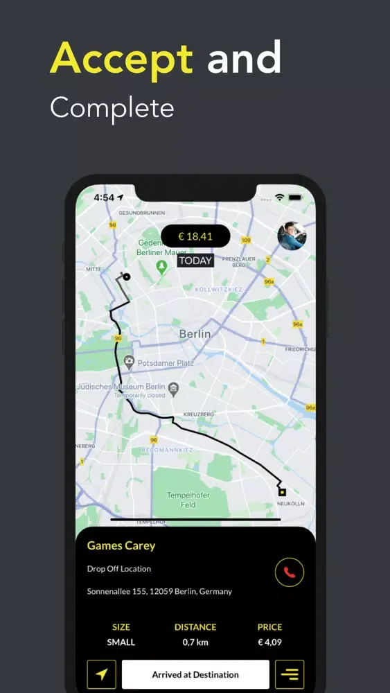 Paket Taxi Driver应用截图
