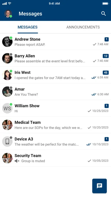 Tangkapan skrin 24/7 Software Chat