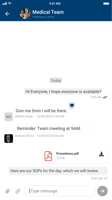 Tangkapan skrin 24/7 Software Chat