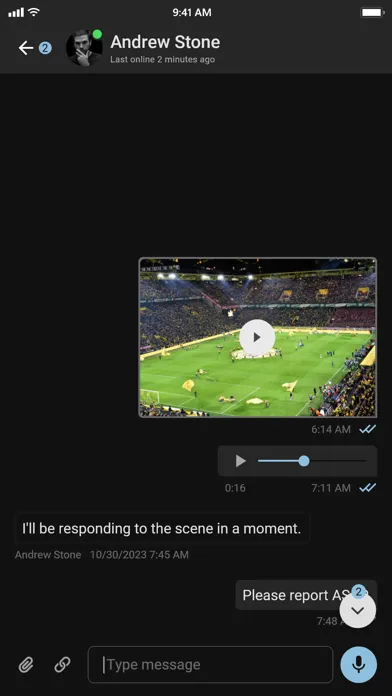 Tangkapan skrin 24/7 Software Chat
