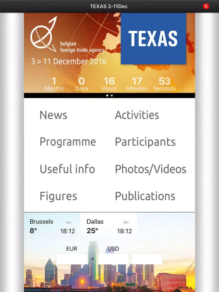 Screenshot di TEXAS 3-11Dec iPad 