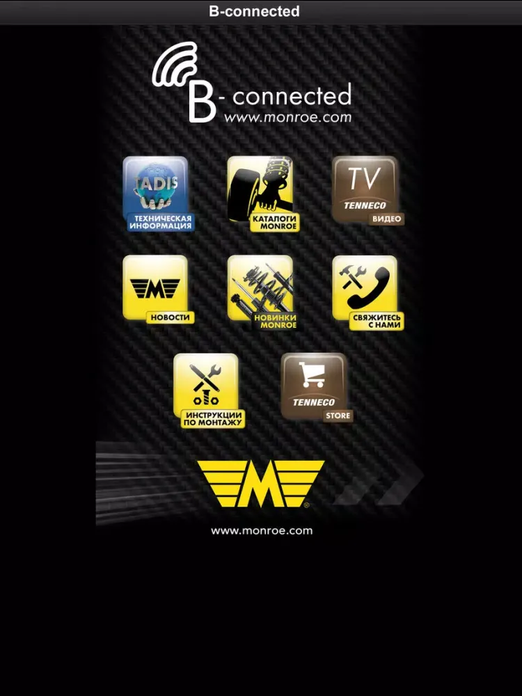 Capturas de pantalla de Monroe B-Connected Russia iPad 