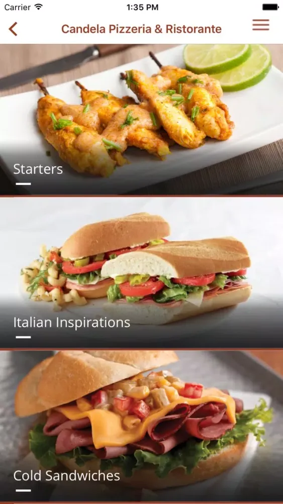 Candela Pizzeria & Ristorante স্ক্রিনশট