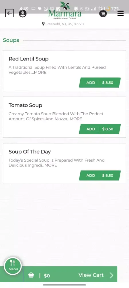 Marmara Cuisine Screenshots