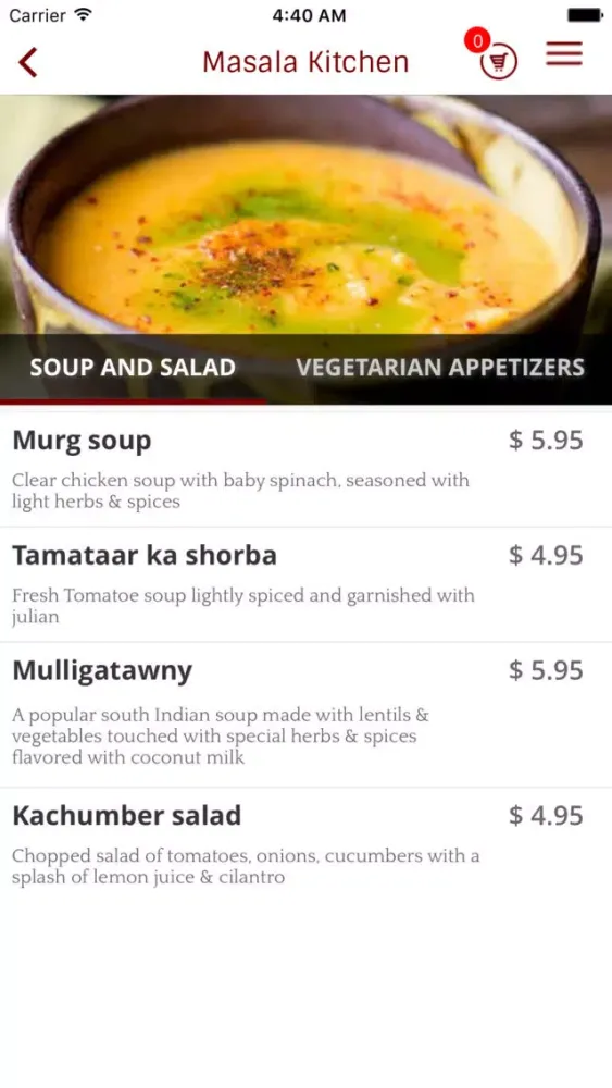 Masala Kitchen NJ Ekran Görüntüleri