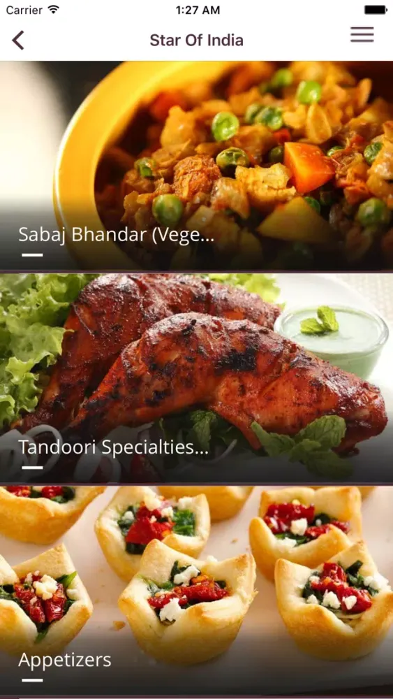 Capturas de pantalla de Star of India Nj