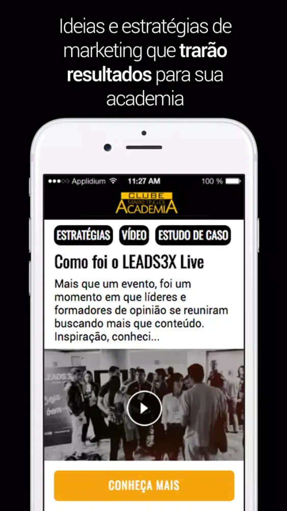 Tangkapan layar Clube Marketing de Academia