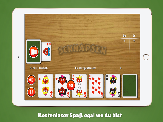 Schnapsen App Vollversion iPad  스크린샷