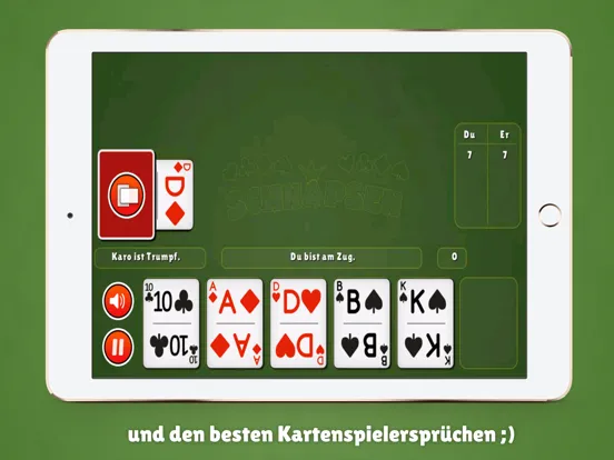 Schnapsen App Vollversion iPad  Screenshots