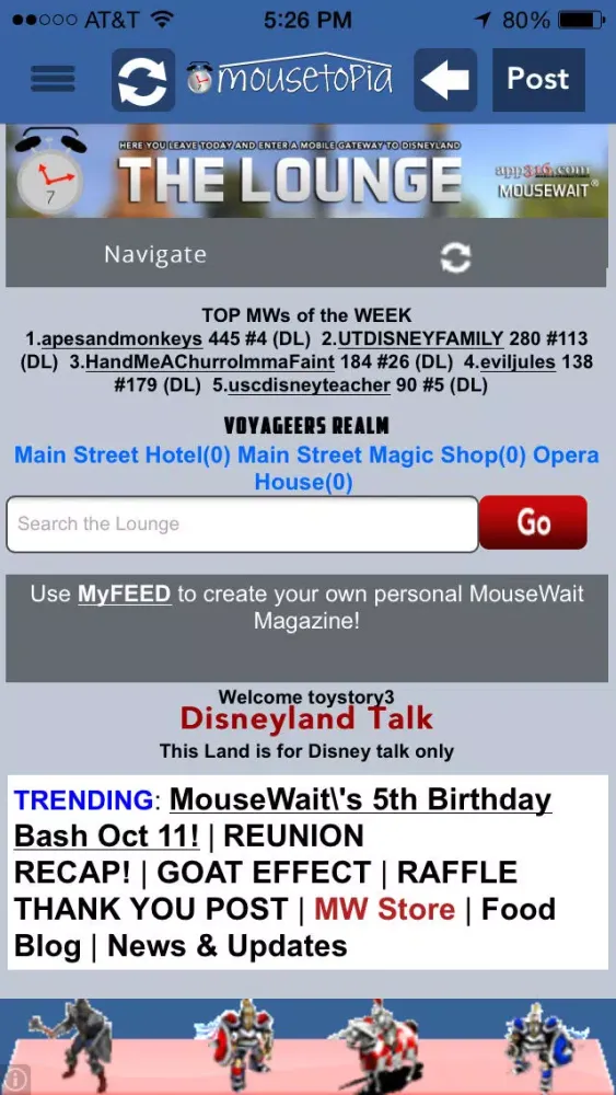 Скриншоты mousetopia for Disneyland and Disney World by MouseWait