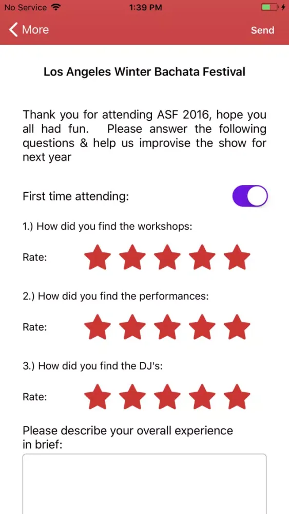 Captures d'écran de Dance Festivals
