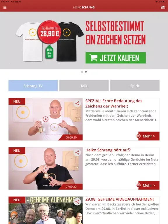 Heiko Schrang iPad 应用截图