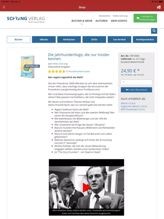 Heiko Schrang iPad 应用截图