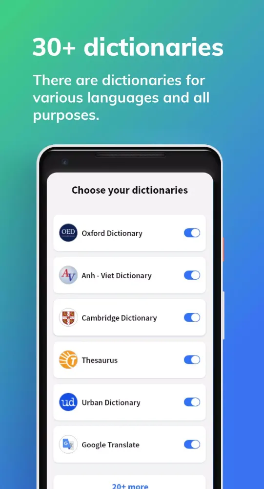 Captures d'écran de 4English