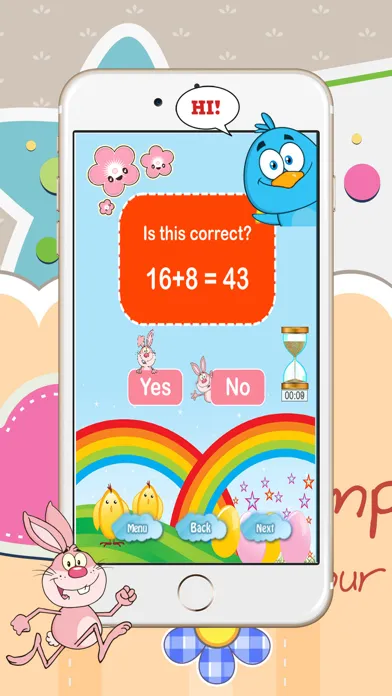 Fun Math Mixed Number Addition Flash Cards 4 Kids স্ক্রিনশট