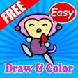 Easy Animals How to Draw and Color for kids Easy Animals How to Draw and Color for kids