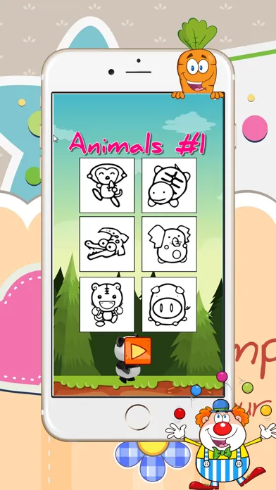 تصاویر Easy Animals How to Draw and Color for kids