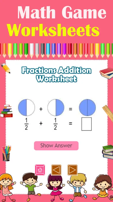 Скриншоты Math in Fractions Games Online