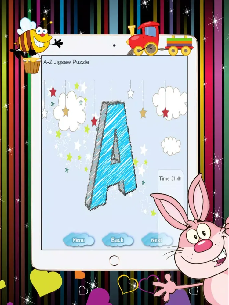 Capturas de pantalla de Best Big Alphabet Jigsaw Puzzle For Preschoolers iPad 