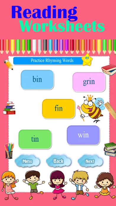 Captures d'écran de Reading Sight Words Worksheets