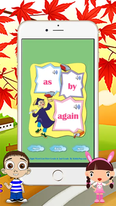 Basic Sight Word List for 1st Grade and 2nd Grade Screenshots