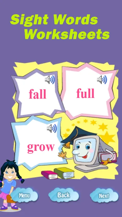 Captures d'écran de Sight Word Worksheets For Pre K and Kindergarten