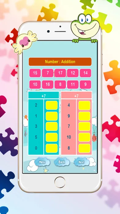 Fun Math Crossword Puzzle Game Worksheet For Brain Screenshots