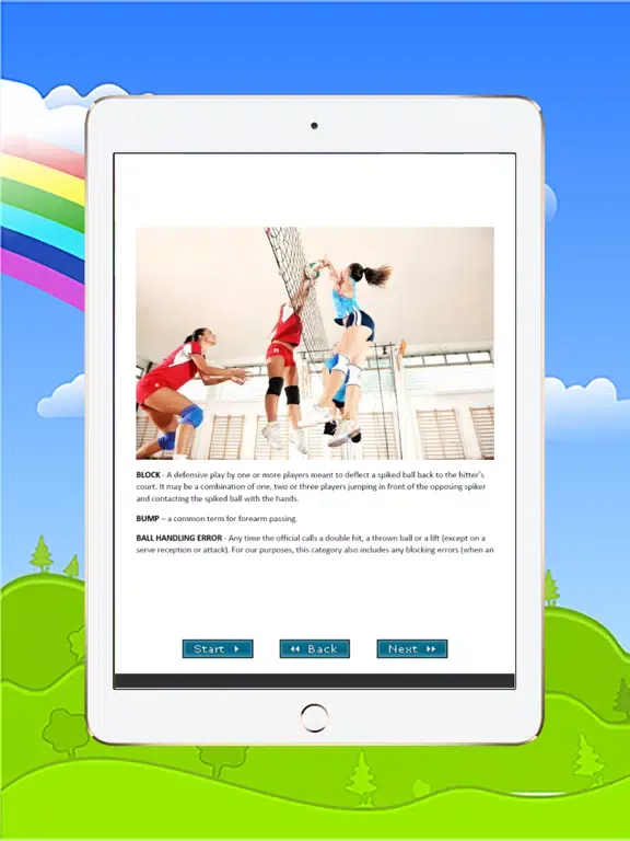 ภาพหน้าจอของ Free Basic VolleyBall Vocabulary iPad 