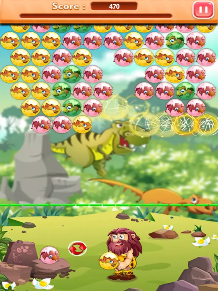 Caveman Bubble Shooter - Best Treasure Shooting Game FREE iPad  スクリーンショット