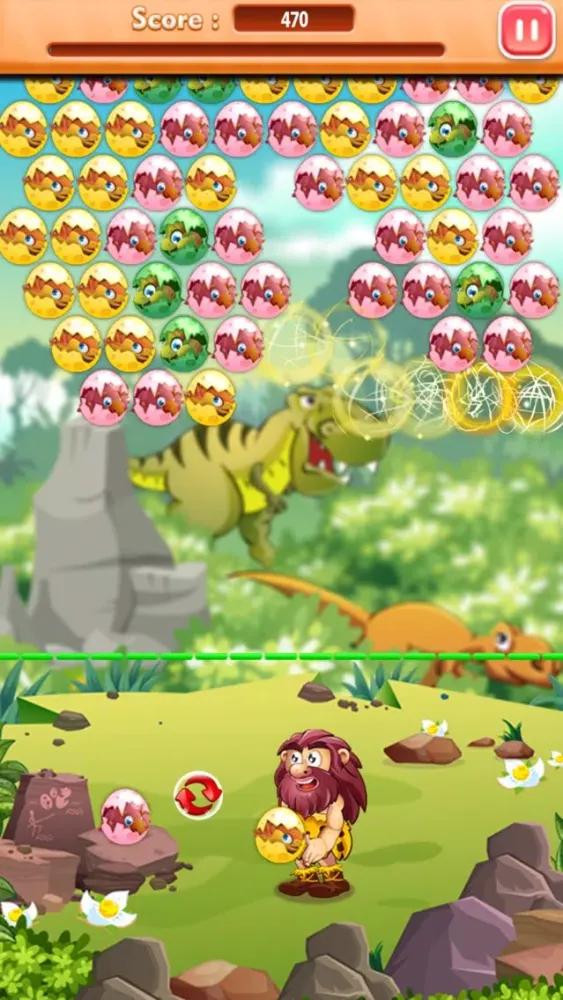 Caveman Bubble Shooter - Best Treasure Shooting Game FREE スクリーンショット