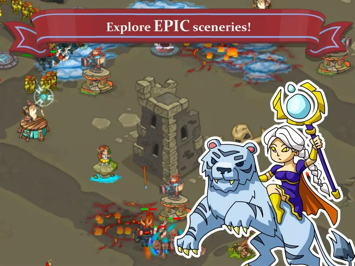 تصاویر Fantasy Defense: TowerDefense iPad 